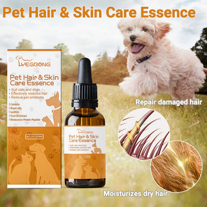 Essence Capillaire Anti-Chute pour Chien & Chat – Soin Pelage & Peau 30ml
